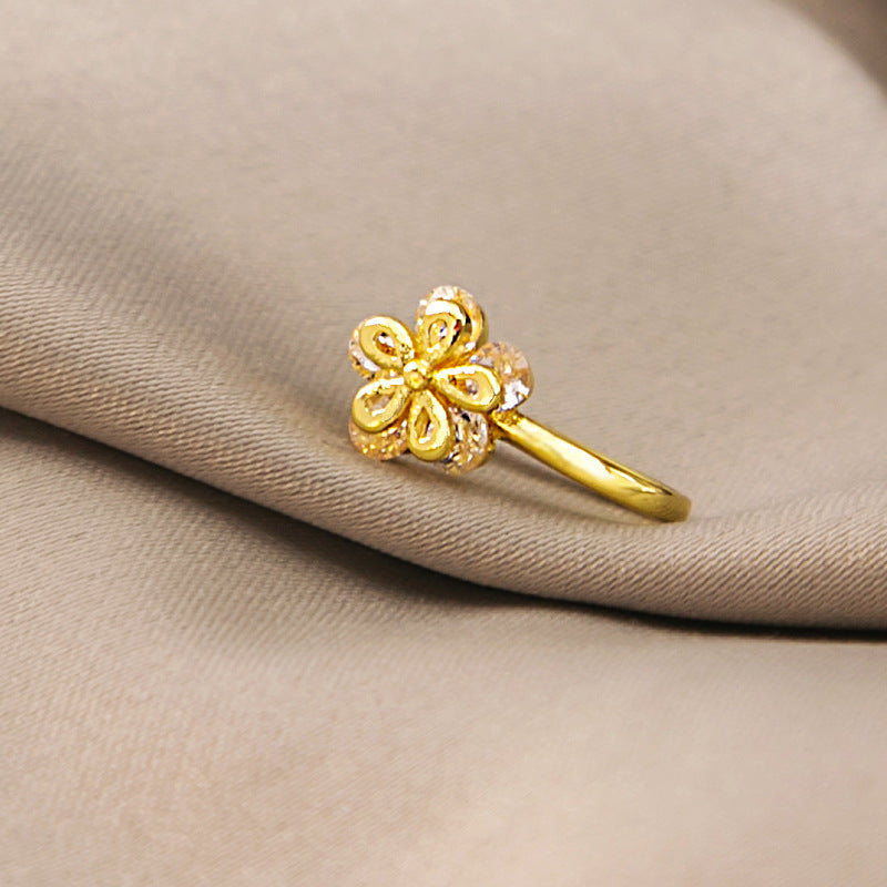 Minimalist Geometric U-Shaped Nose Clip Brass 18K Gold Plated Cubic Zirconia Adjustable Charm Bar