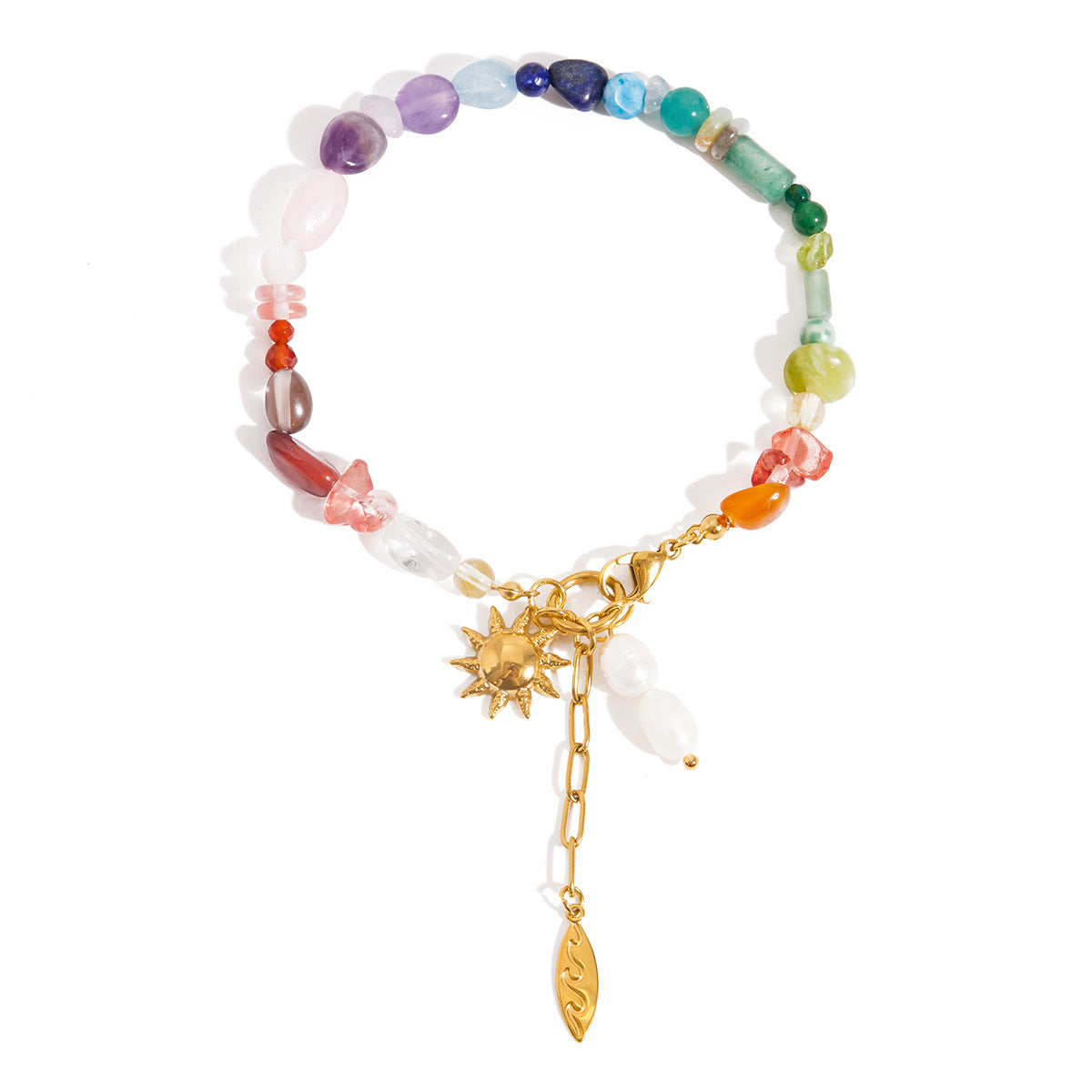Pulsera minimalista de acero inoxidable con forma de estrella para mujer con acabado chapado, diseño geométrico, accesorio de moda de lujo