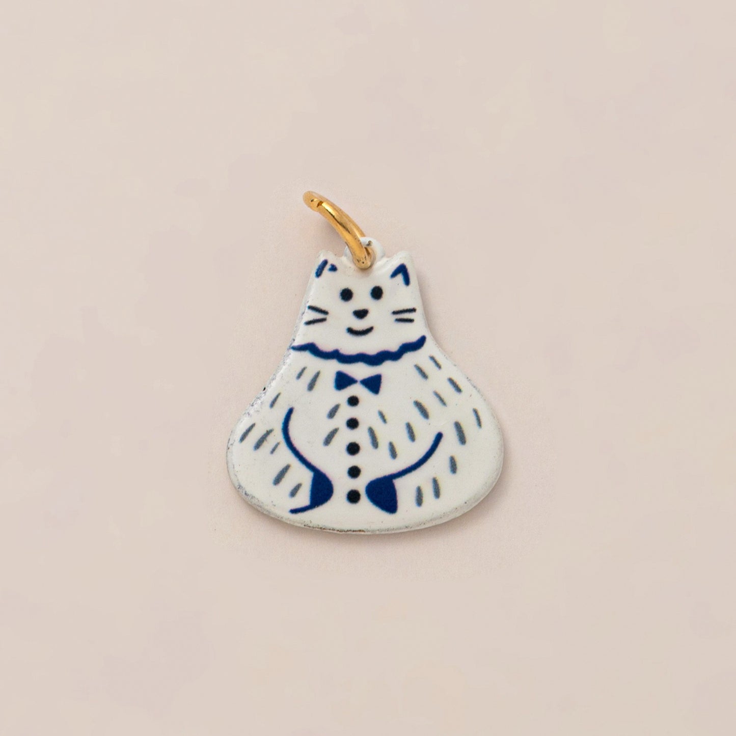 Sweet 18K Gold Plated Brass Fruit Pattern DIY Charm Bar Pendant for Bag Keychain