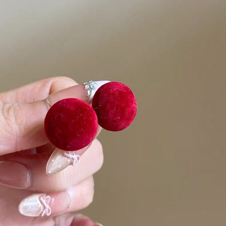 Retro Minimalist Geometric Resin Earrings with Zirconia Accents and 925 Silver Posts for Women