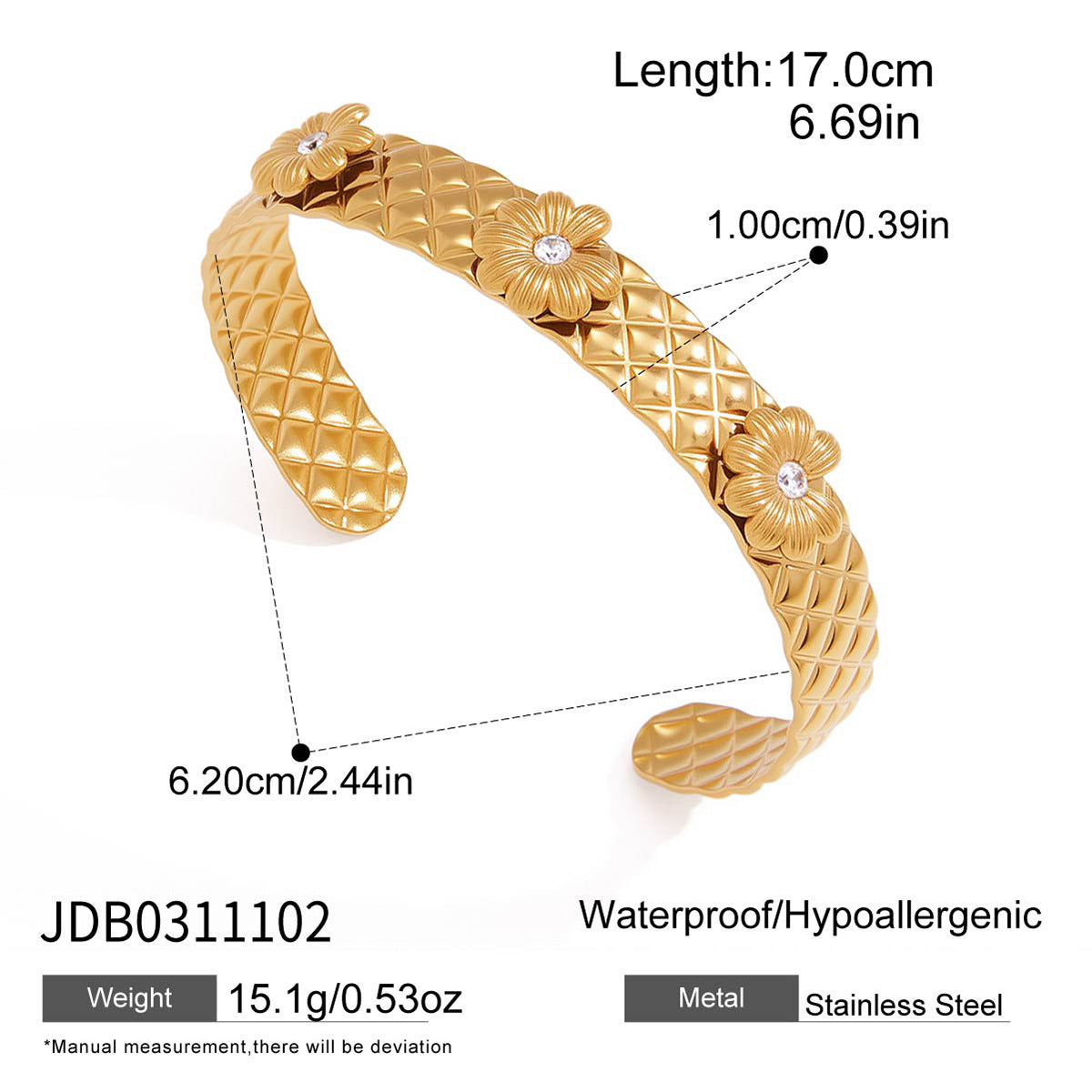 Minimalist Daisy Flower Titanium Steel Pendant Necklace Gold Plated Stainless Steel Chain for Women