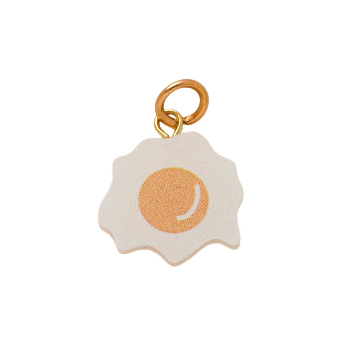Minimalist PVD Plated Brass Fruit Print Charm Bar