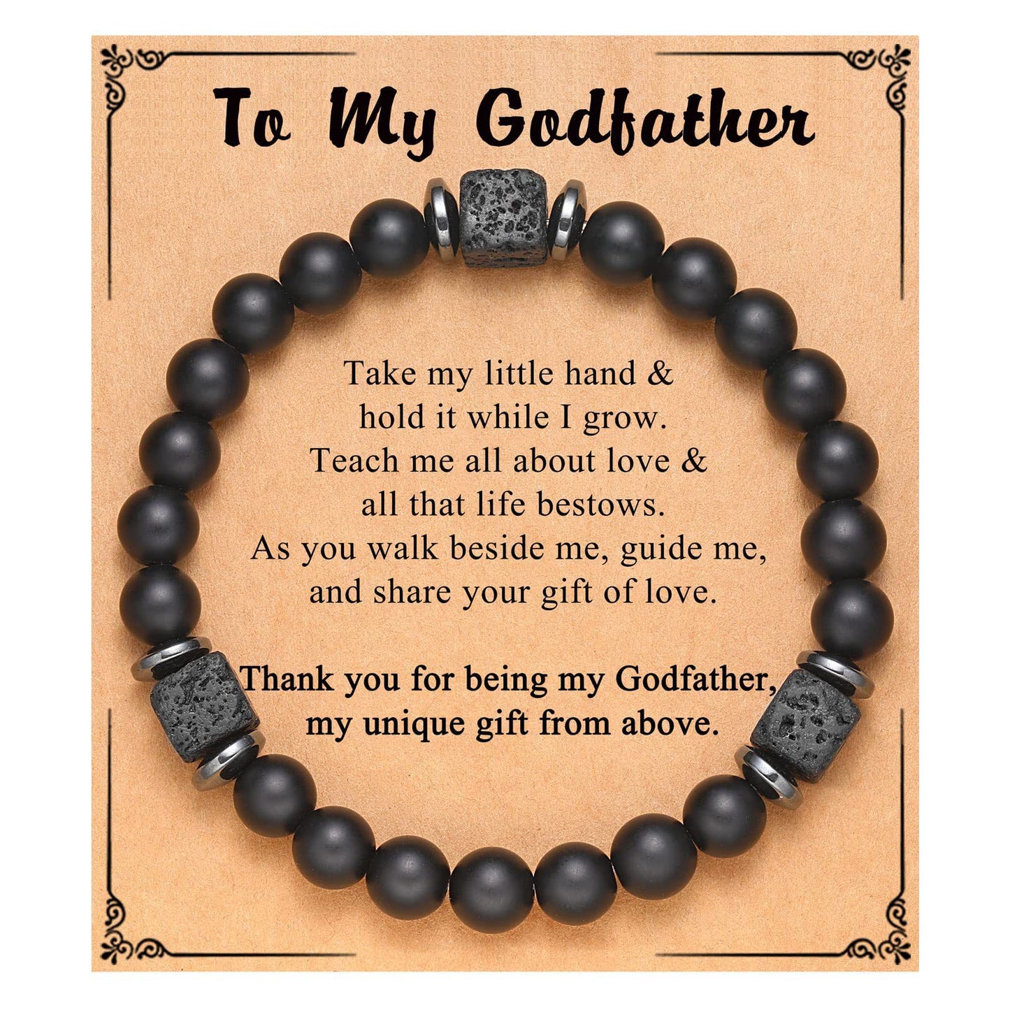 Matte Star Agate Bracelet Unisex