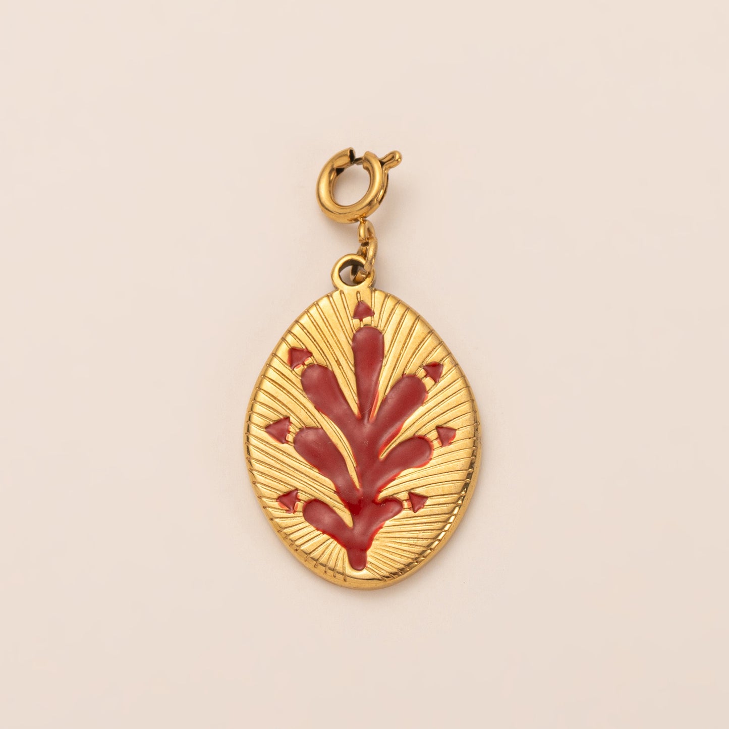 Minimalist Stainless Steel PVD Gold Plated DIY Charm Bar Pendant
