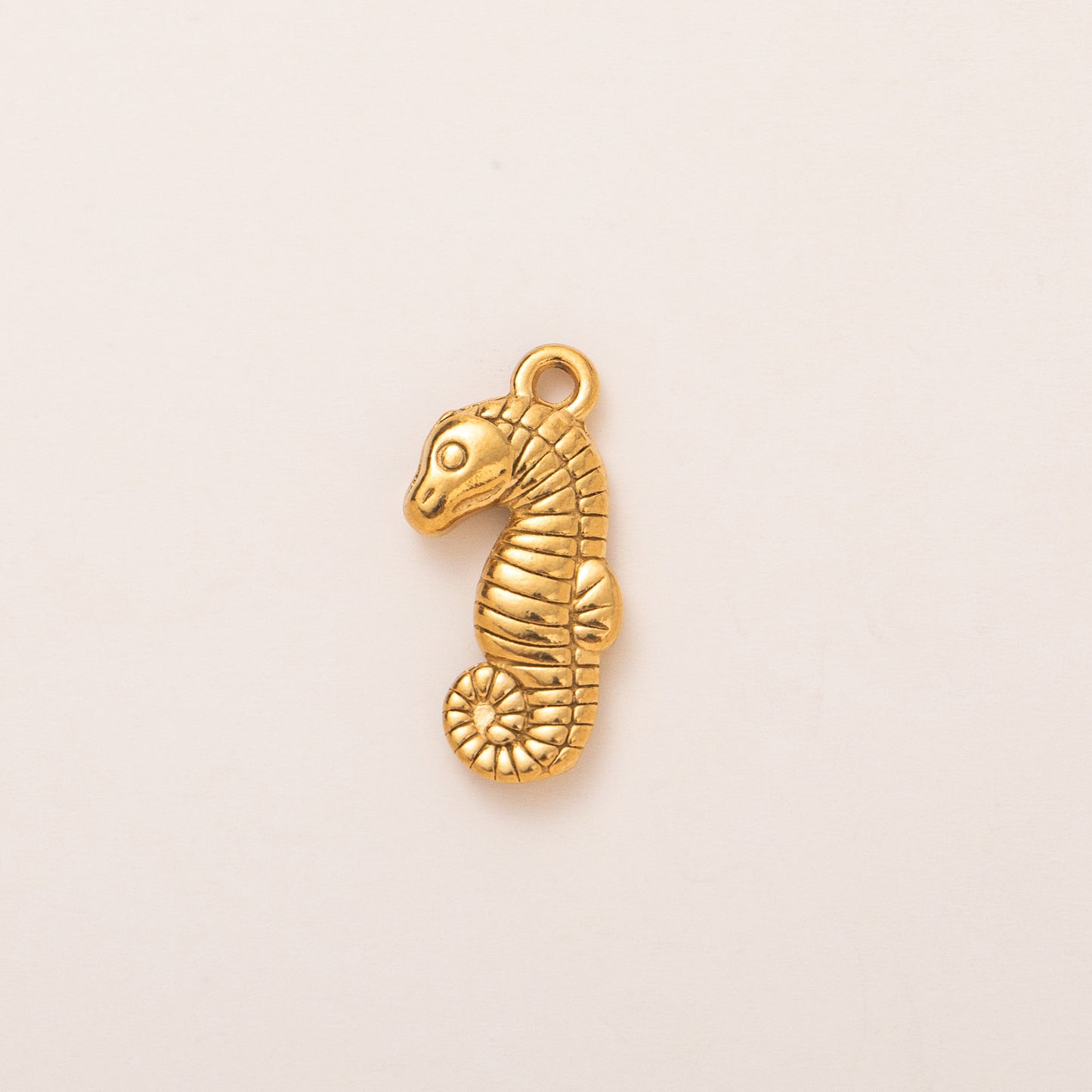 Vintage 18K Gold Plated PVD Stainless Steel Geometric Ocean Series Charm Bar