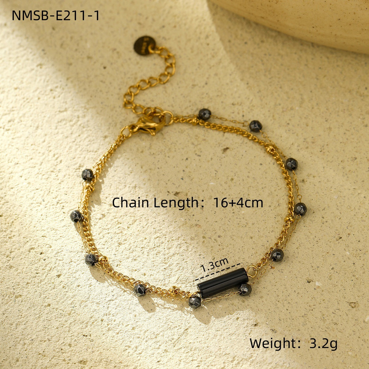 Pulsera de girasol y corazón de moda para mujer con acero inoxidable bañado en oro de 18K y cuentas de perlas