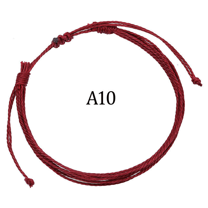 Handmade Braided Heart Nylon Friendship Bracelet Unisex
