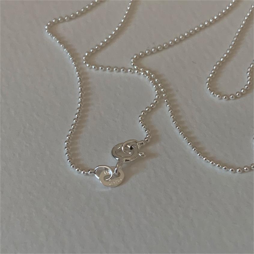 Minimalist Geometric Tulip Pendant Necklace in 925 Sterling Silver with Plated Finish