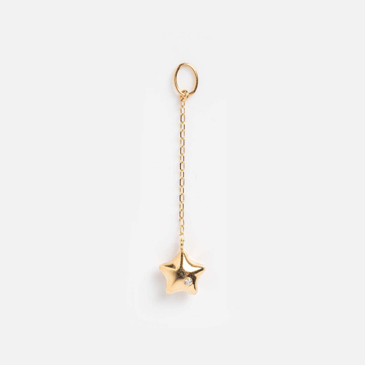 Minimalist Geometric Cubic Zirconia Pearl Inlay Brass Charm Bar with Corn Chain for Women