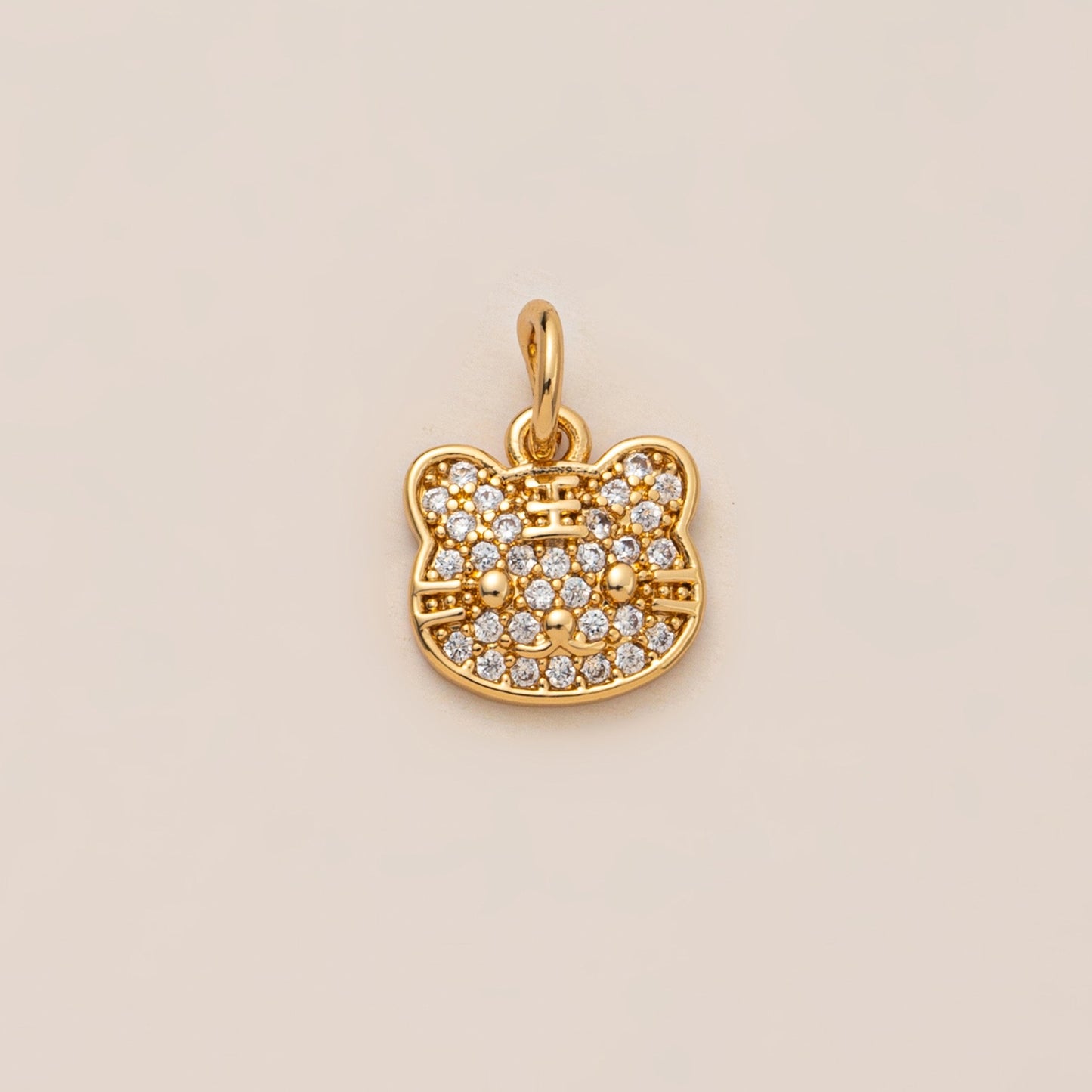 Vintage Plated Brass Animal Charm Bar for Shoes DIY Accessories