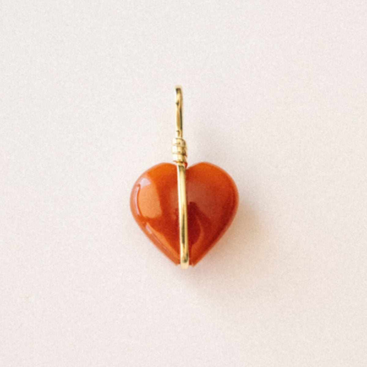 Minimalist Heart Stainless Steel Plated Necklace with Cubic Zirconia