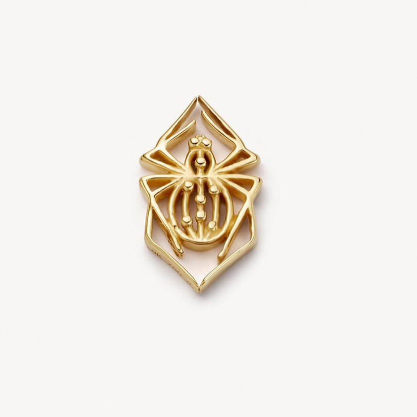Collana da uomo e da donna con ciondolo a barra geometrico quadrato a quadrifoglio fai da te in ottone placcato oro 18K, stile minimalista