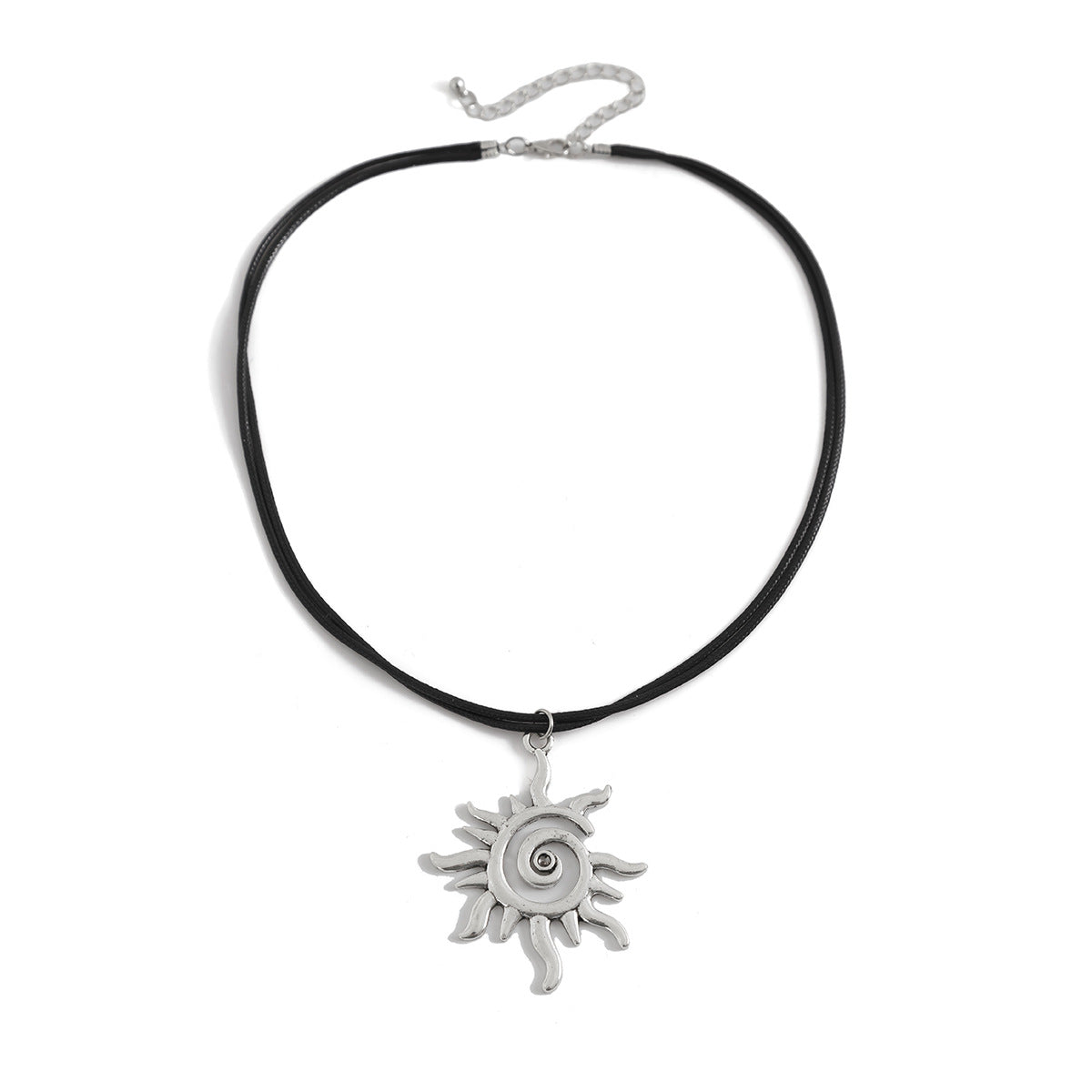 Dulce y Atrevido Collar con Colgante de Estrella y Concha Marina para Verano en Aleación de Zinc con Acabado Chapado para Mujer