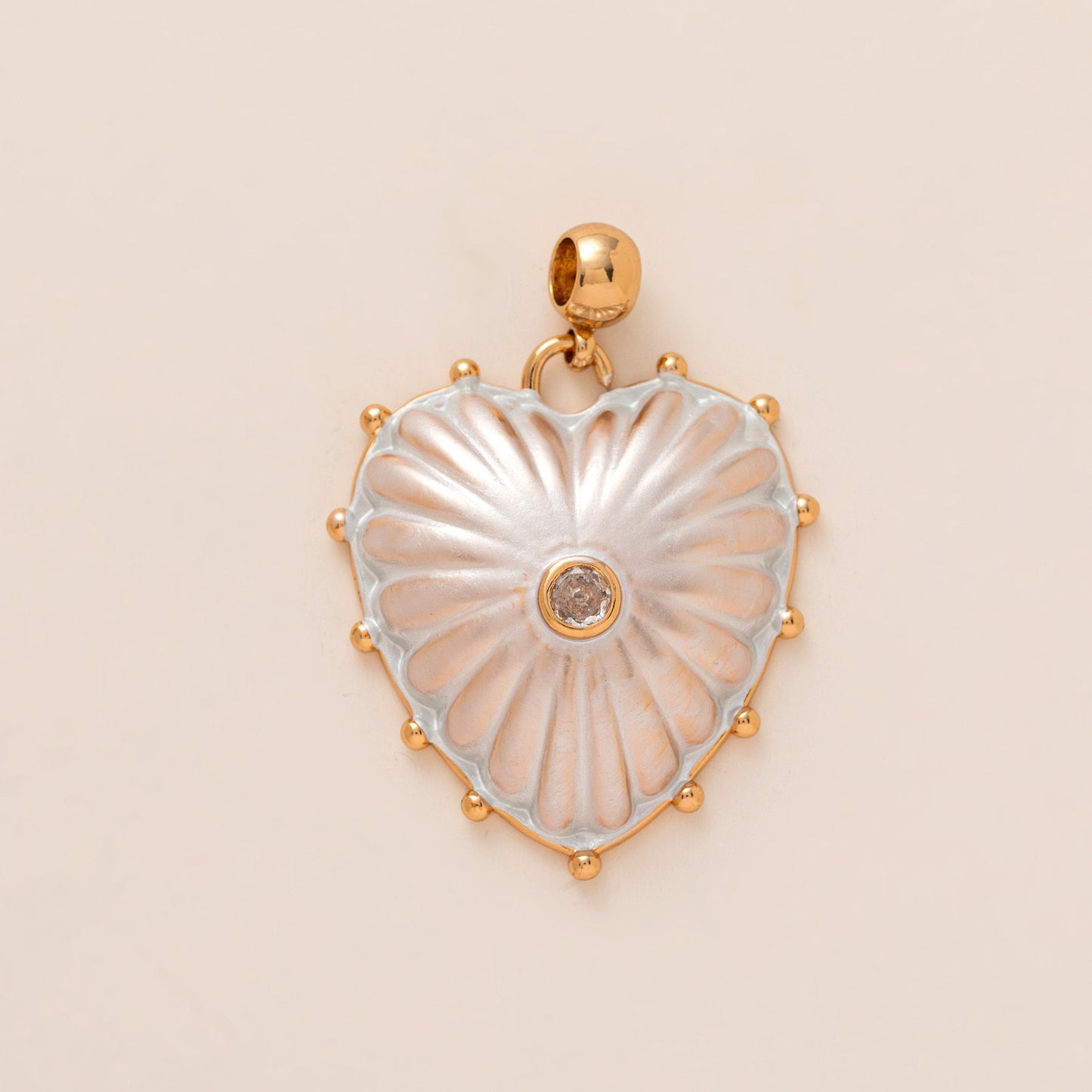 Sweet Drip Oil Plated Brass Heart Geometric Charm Bar for DIY Necklace