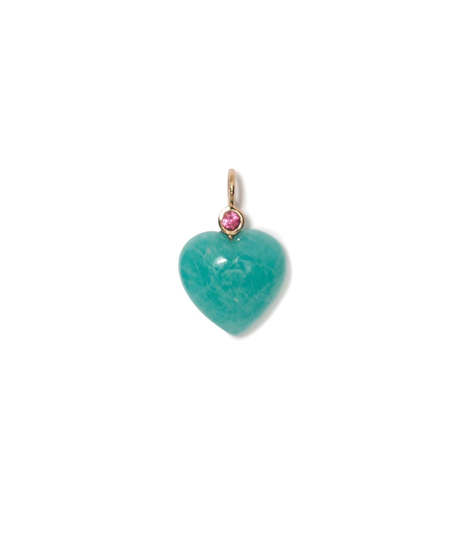 Fashion Gold Plated Brass Heart Round Geometric Cubic Zirconia Charm Bar for Unisex