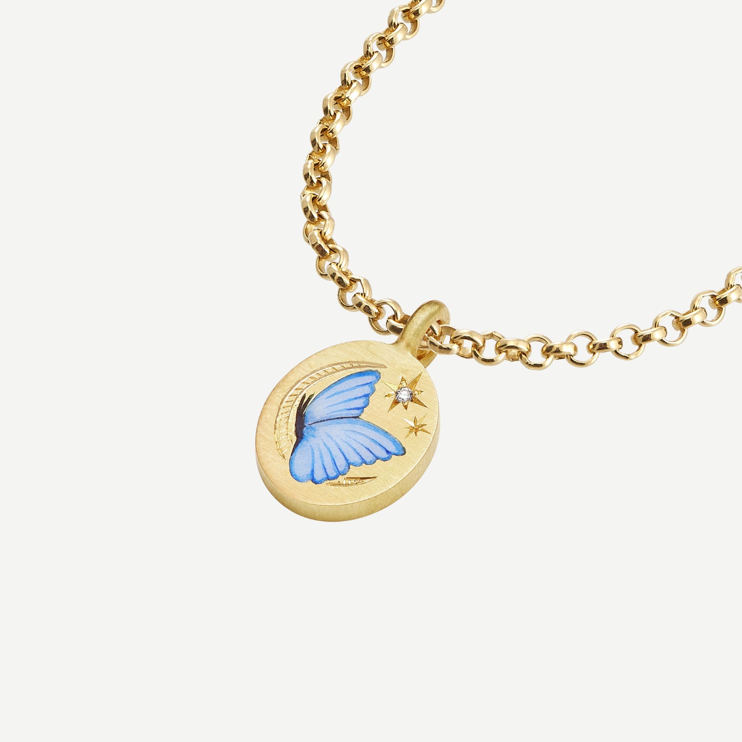Personalized Floral Heart Pendant Necklace in Stainless Steel with Titanium Steel Pendant and Electroplated Finish