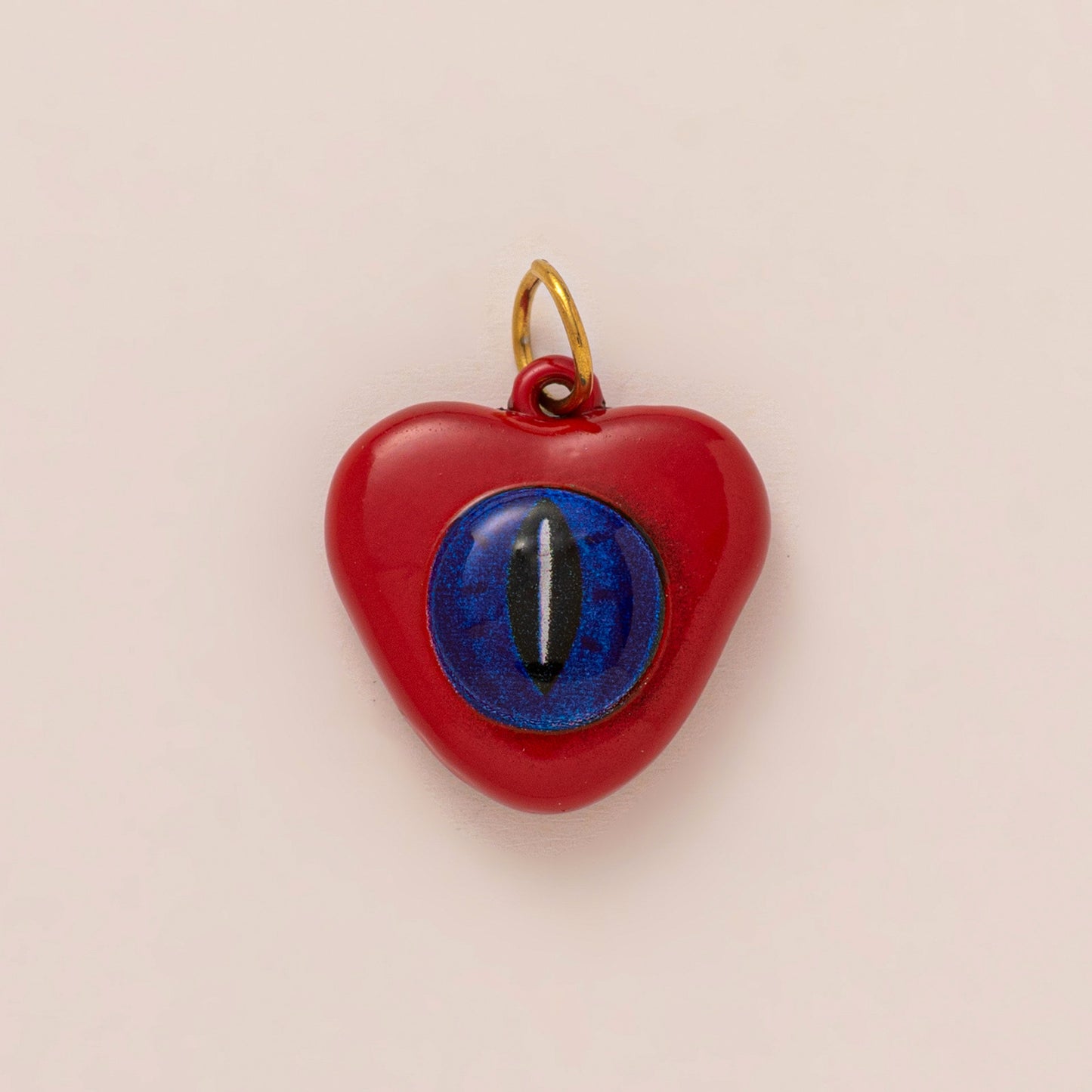 Vintage Floral Heart Stainless Steel PVD Charm Bar