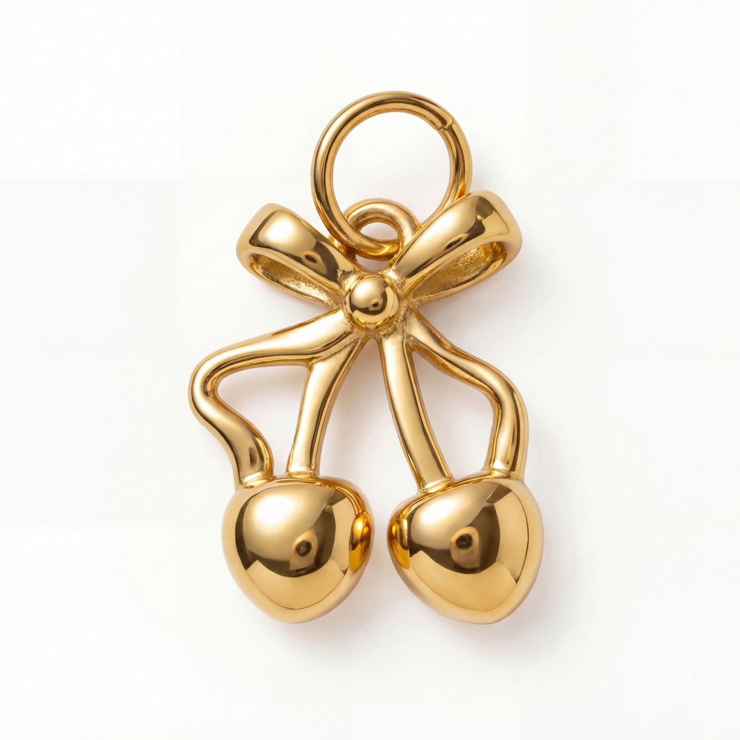 Vintage 18K Gold Plated Stainless Steel Letter Envelope Pendant Charm Bar for Women