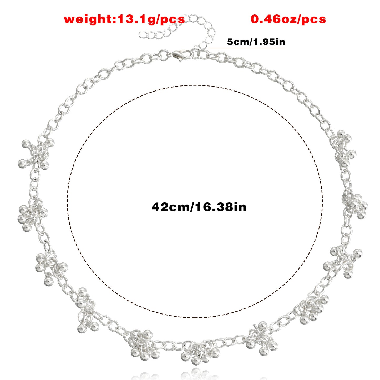 Minimalist Geometric Drop Pendant Necklace in Alloy with Silver Plating for Women