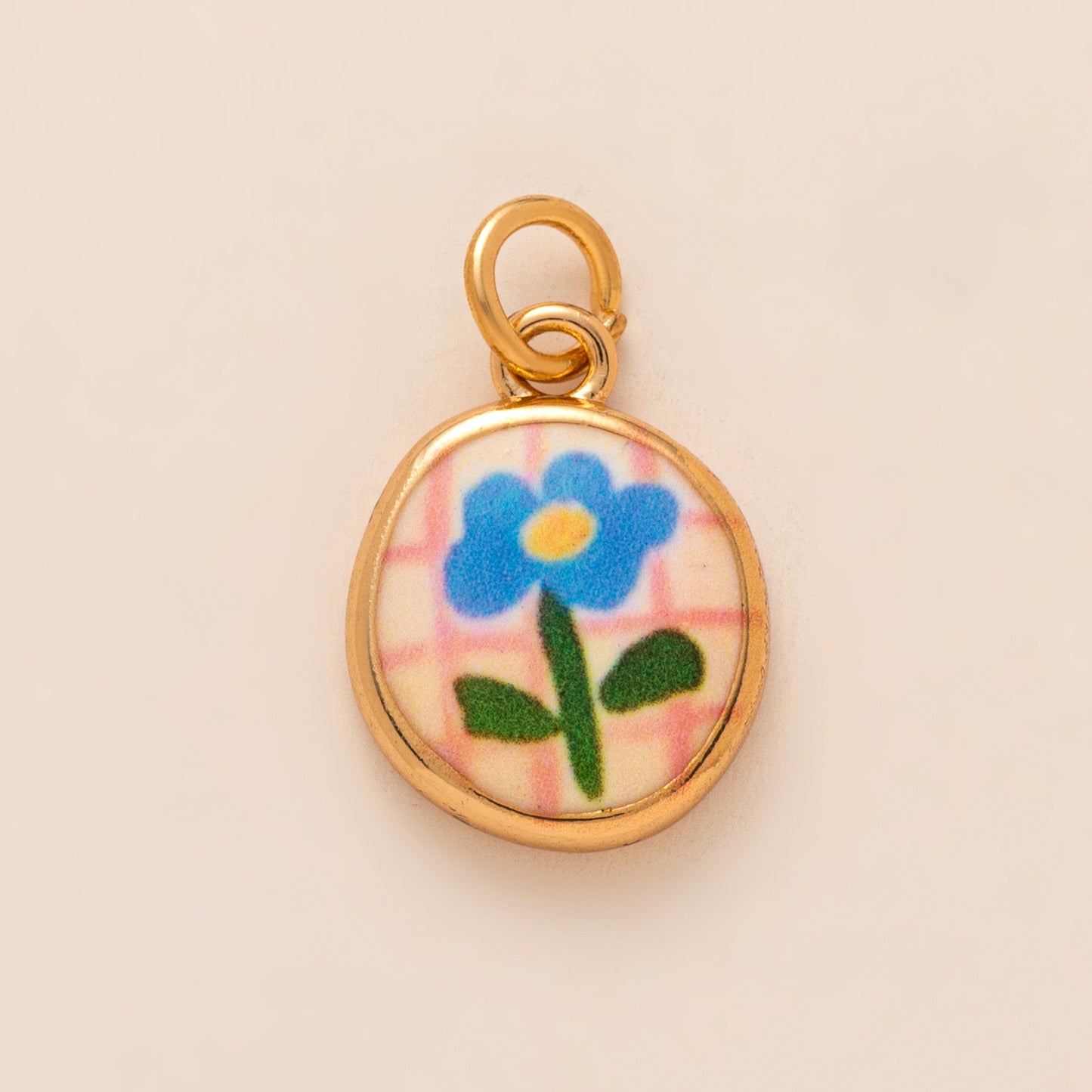 Vintage Plated Brass Snail Animal Charm Bar
