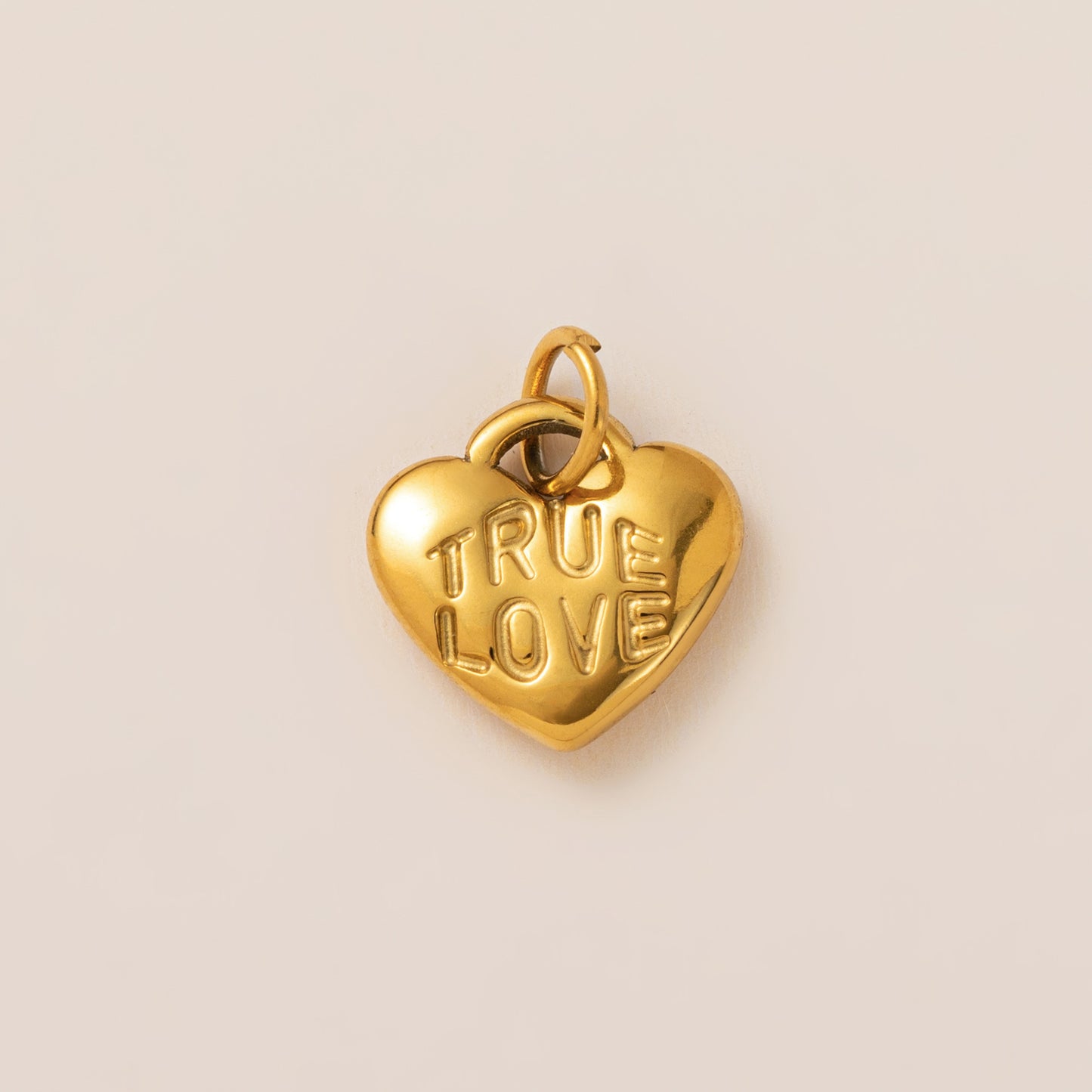 Minimalist Geometric Heart Stainless Steel PVD 18K Gold Plated DIY Charm Bar Necklace
