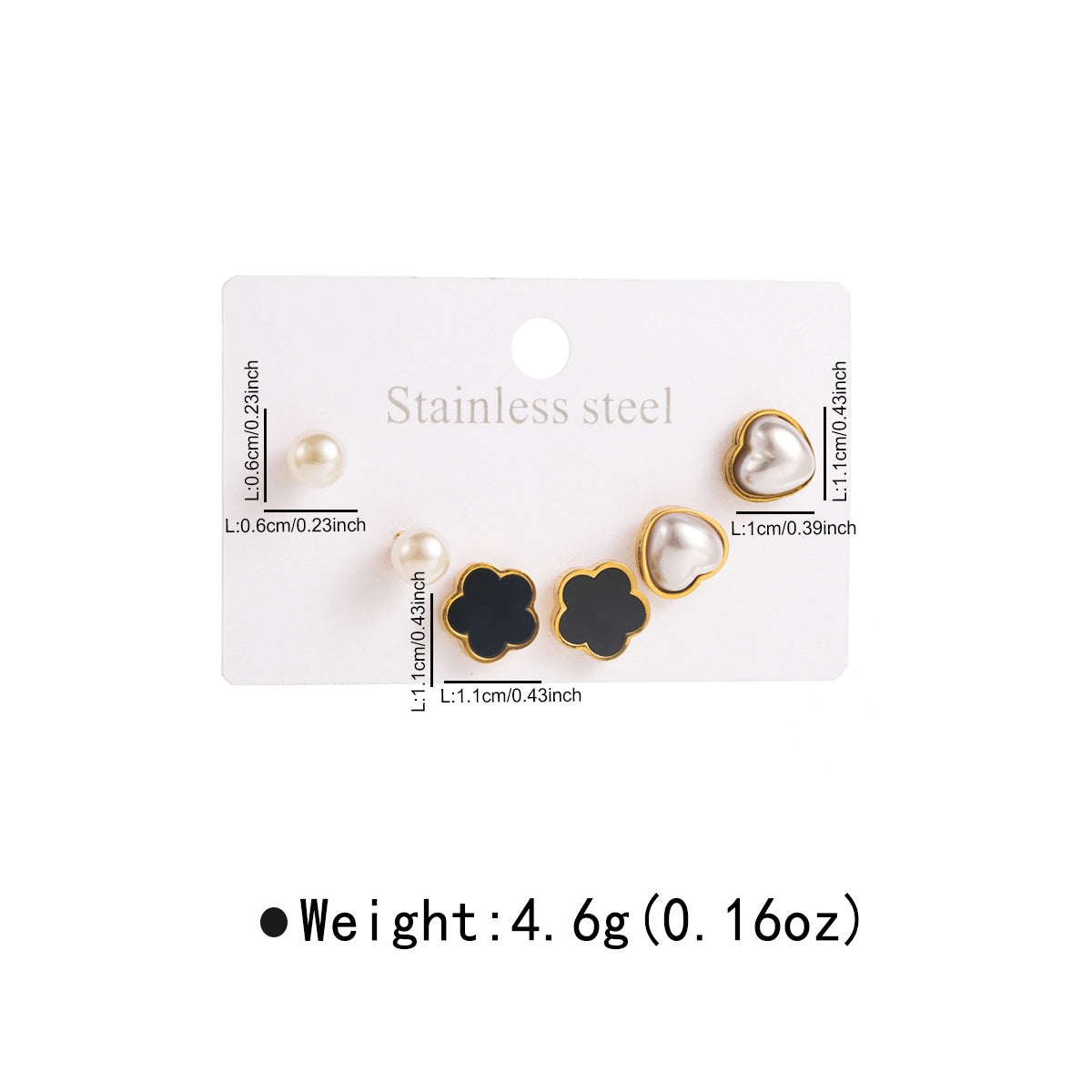Elegantes pendientes de acero inoxidable con forma de corazón, minimalistas, con perla barroca e incrustaciones de concha para mujer