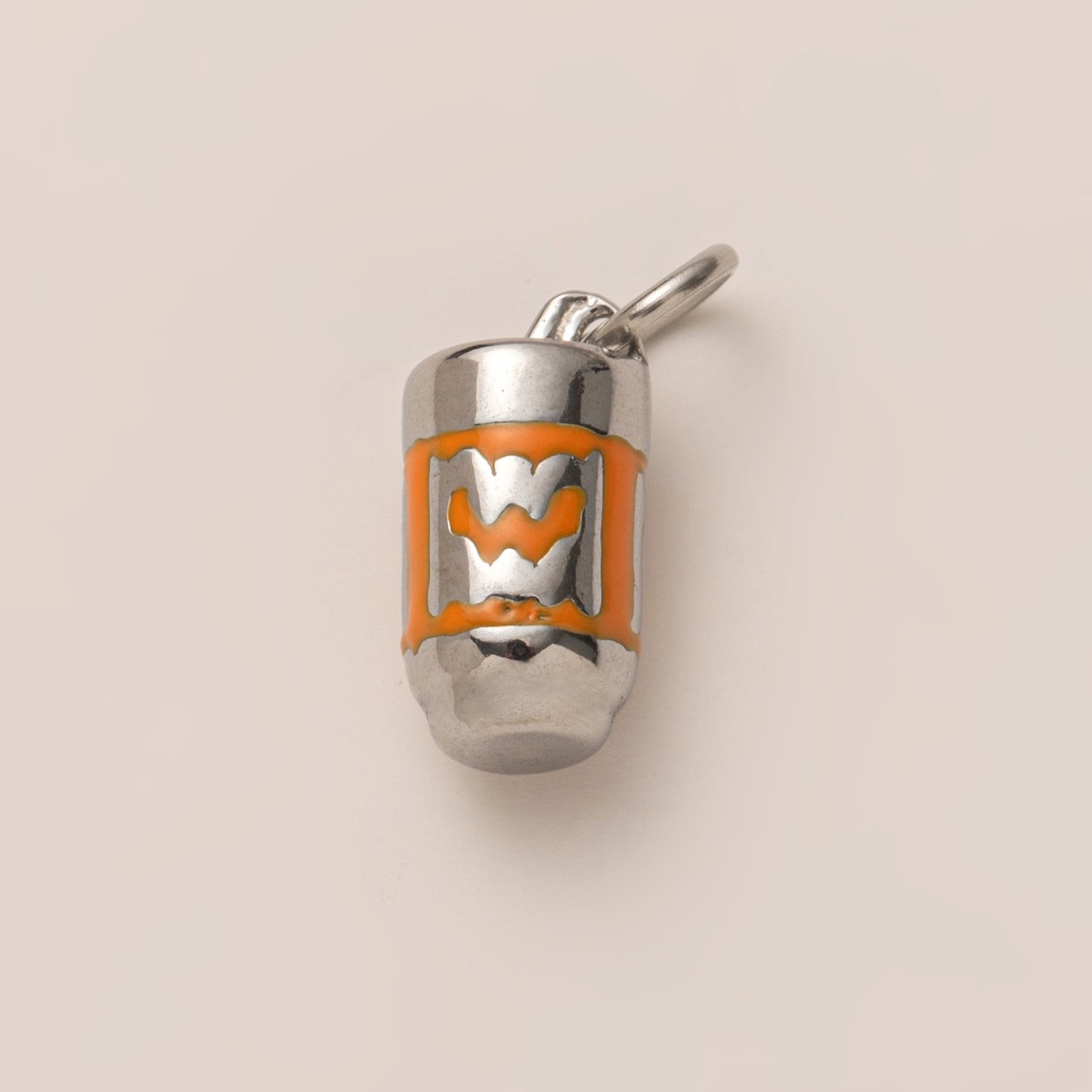 Sweet Striped 18K Gold Plated Zinc Alloy Charm Bar