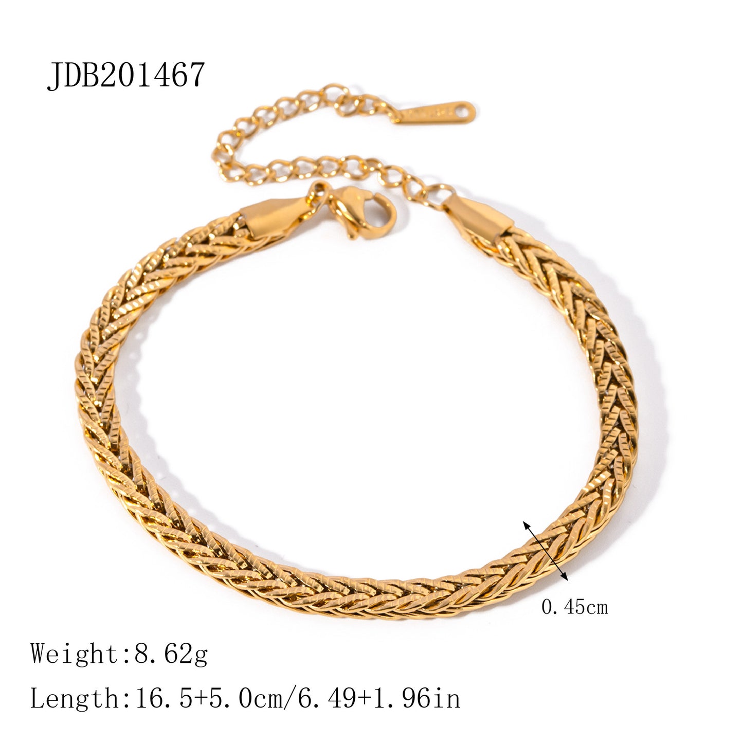 Bracciale minimalist a U in acciaio inossidabile con strass e perle placcate, catena in metallo, gioielli alla moda da donna