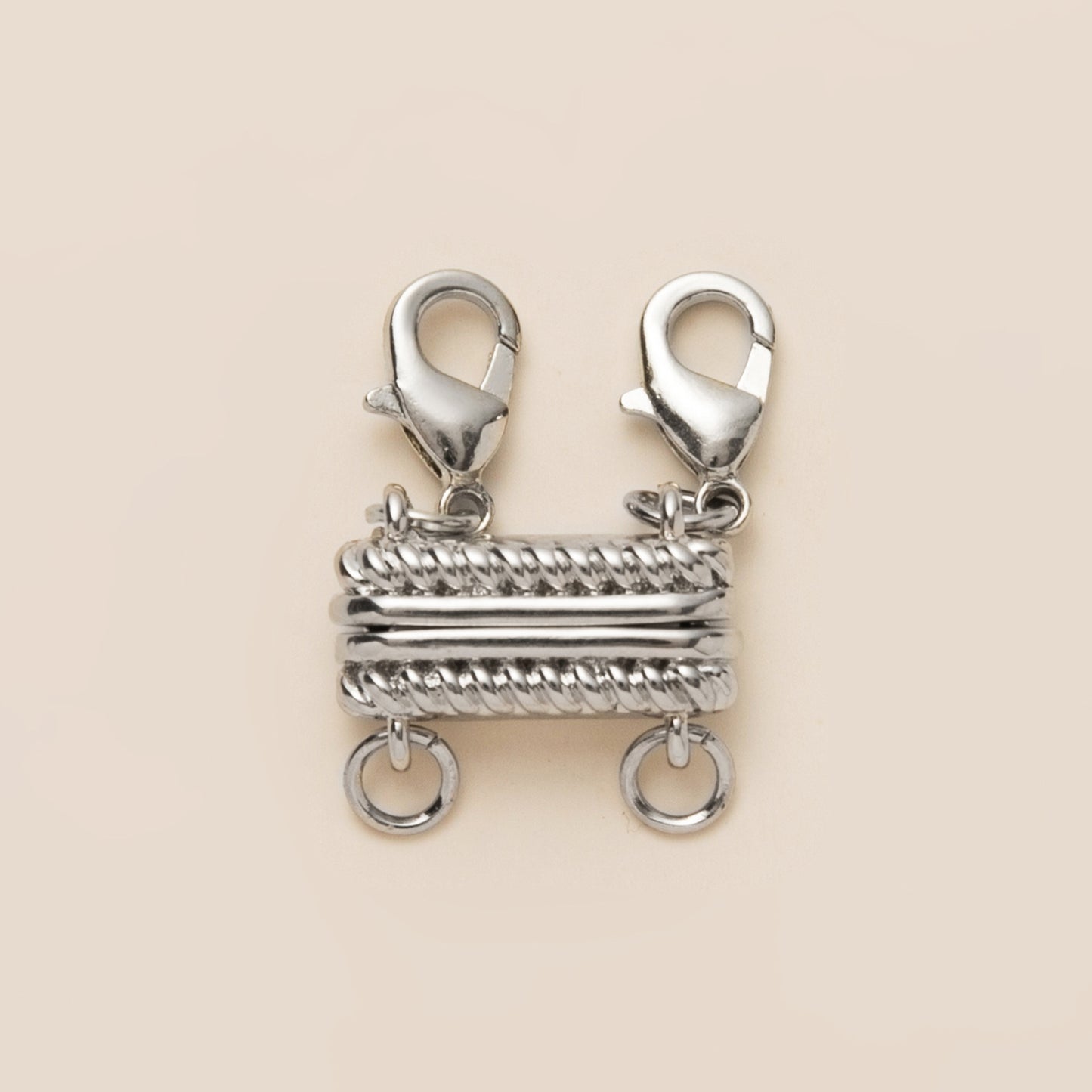 Plated Brass Magnetic Clasp Necklace Connector Charm Bar