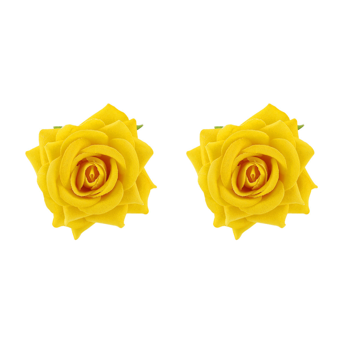 Pendientes 3D de Terciopelo con Rosas, Estilo Romántico para Vacaciones en la Playa, para Mujer, Joyería Dulce Vintage de Verano