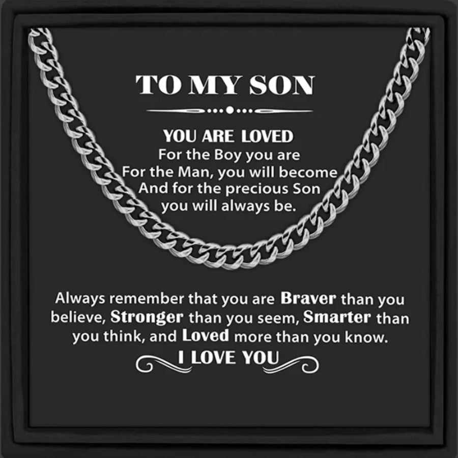Hip-hop Streetwear U-shaped Plated Iron Cuban Link Chain Necklace for Men