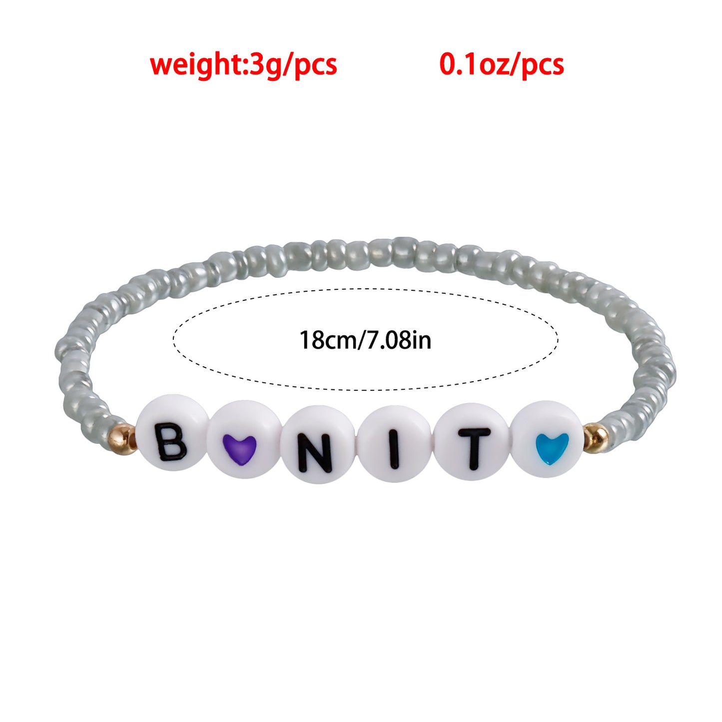 Geometric Ins Style Plated Bracelet Set with Crystal Charms for Women and Men