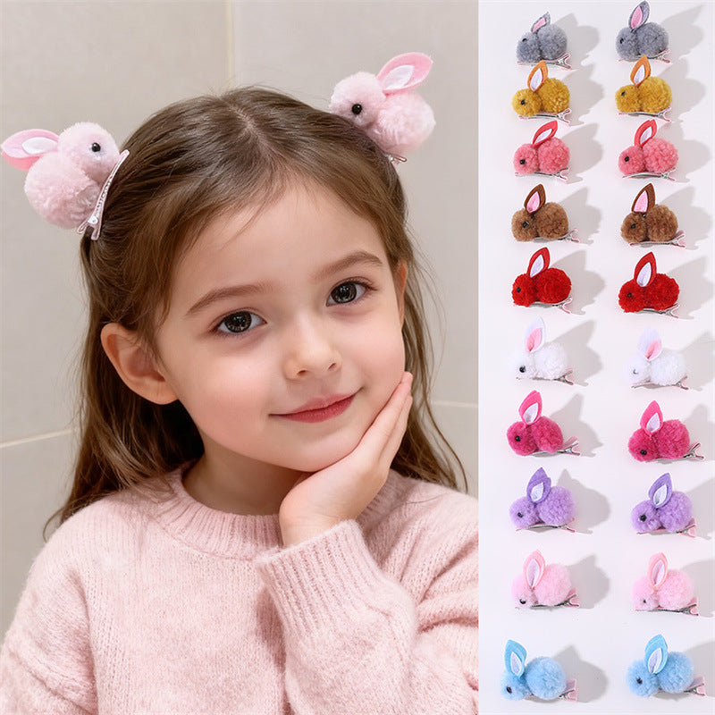 Natural Style Bow-Shaped Hair Clip for Girls Made of Polyester with Ruffled and Mesh Details Princess Collection