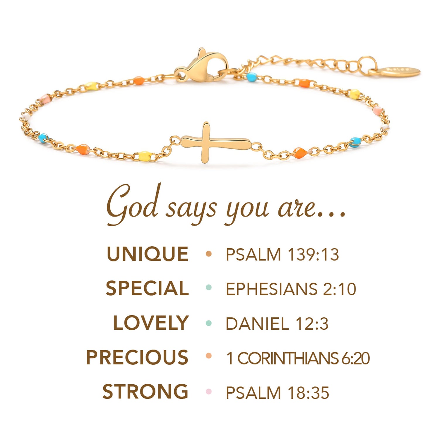 Bohemian Luxury Plated Stainless Steel Geometric Cross Bracelet Unisex Gift