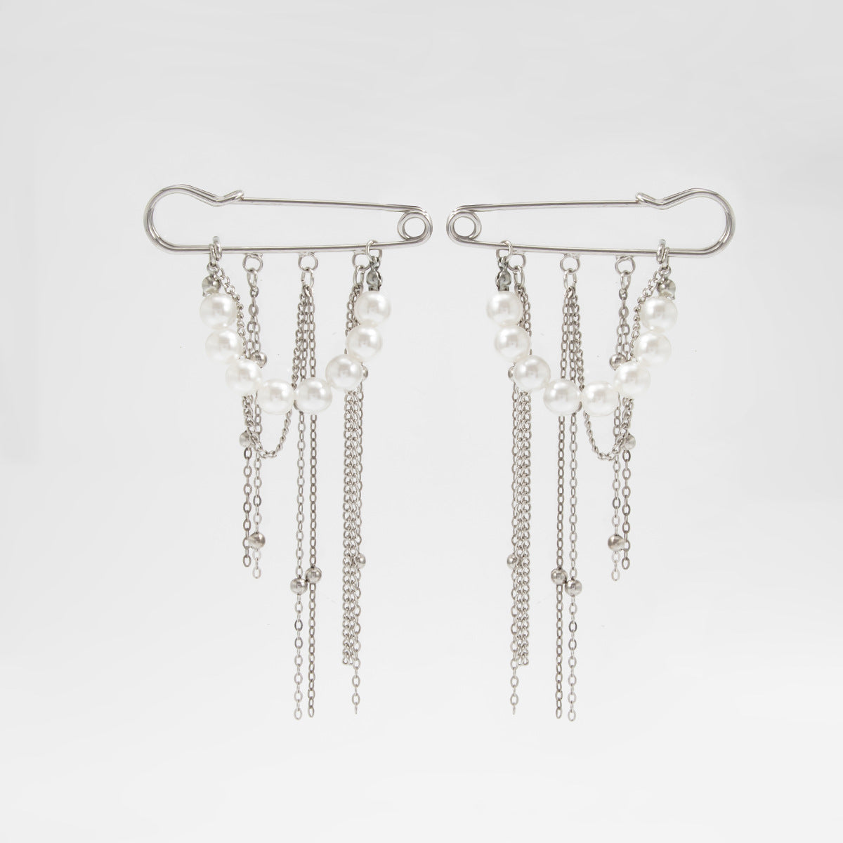 Cavigliera da donna con ciondolo a perla geometrico, catena, nappa e design regolabile
