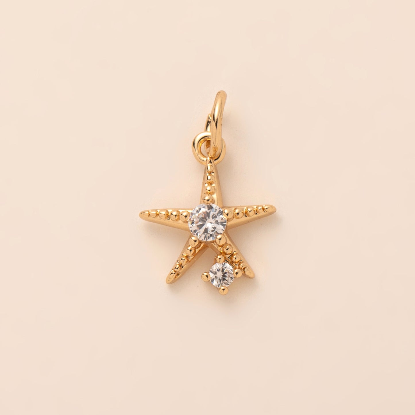 Vintage Geometric Star Moon Plated Brass Stainless Steel Pendant Necklace Charm Bar