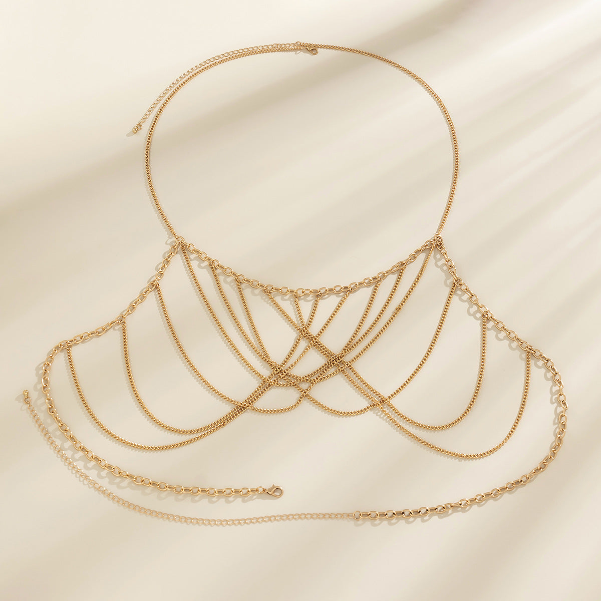 Minimalist Star Iron Plated Body Chain for Women