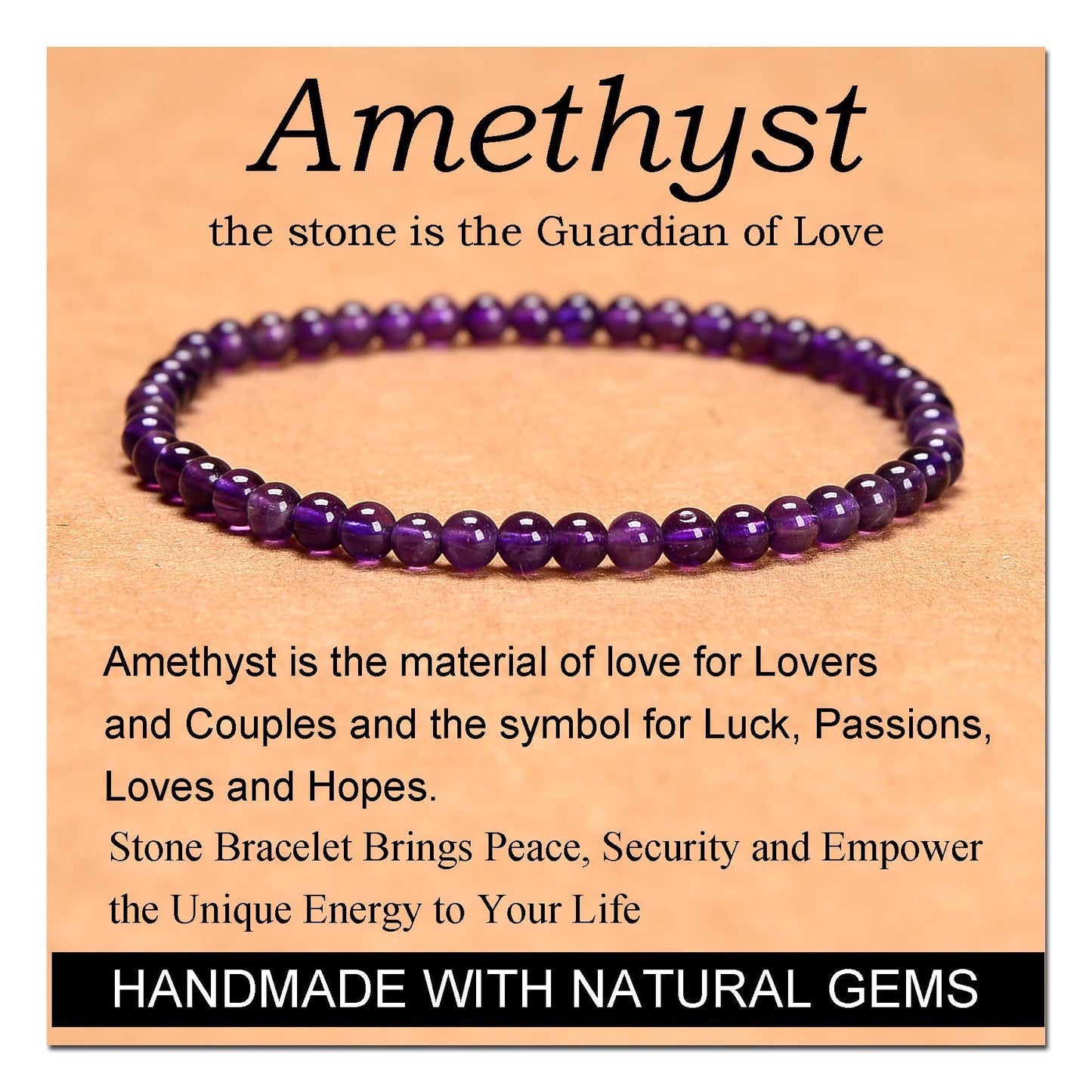 Minimalist Round Green Agate Amethyst Map Stone Obsidian Malachite White Agate Crystal Stretch Bracelet Unisex Geometric Jewelry