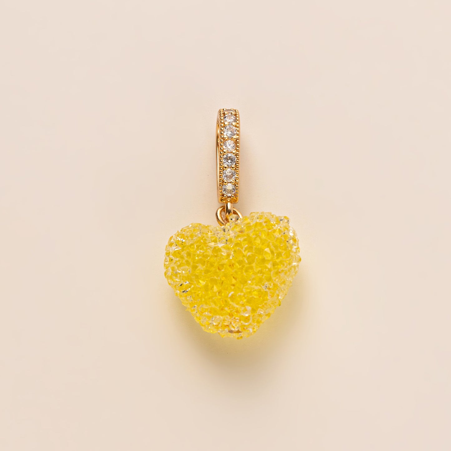 Sweet Colorful Heart Geometric Acrylic Pearl Plated Necklace