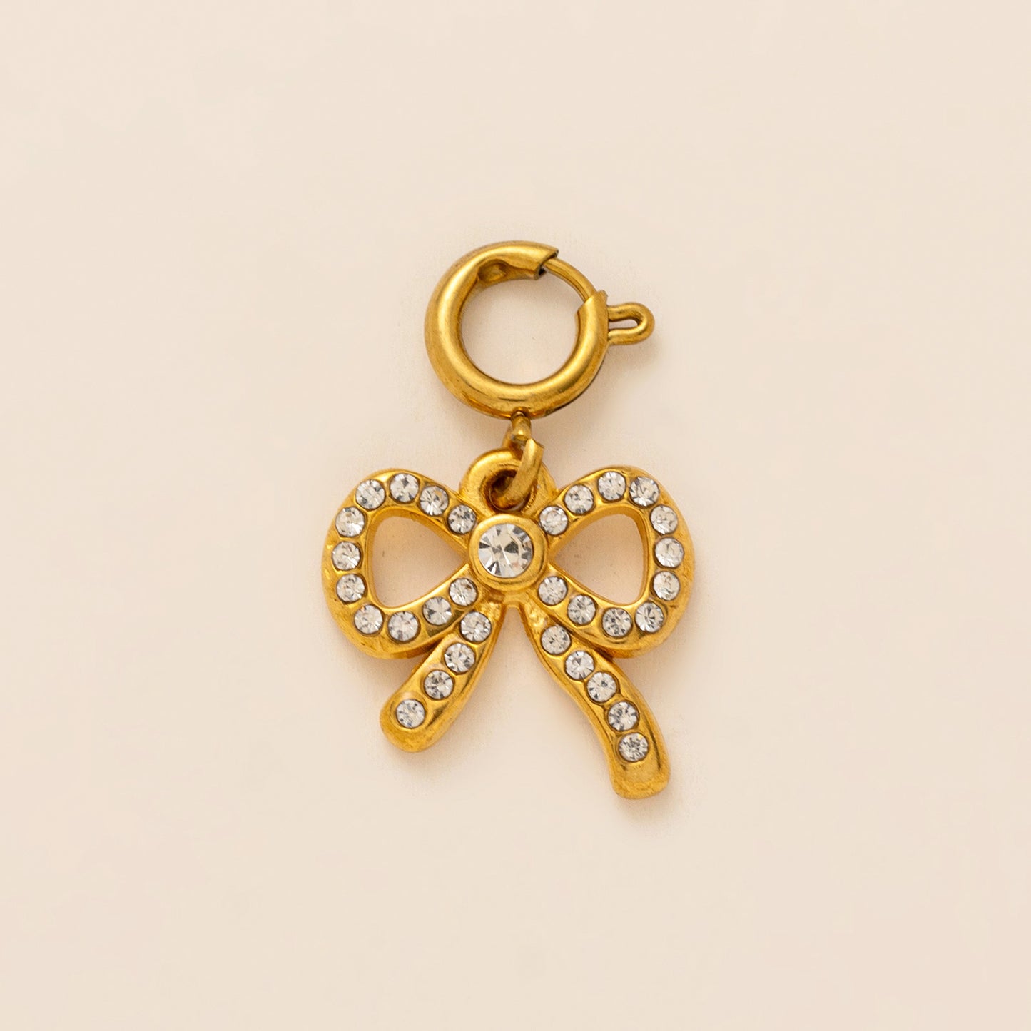 Minimalist Stainless Steel PVD Gold Plated DIY Charm Bar Pendant