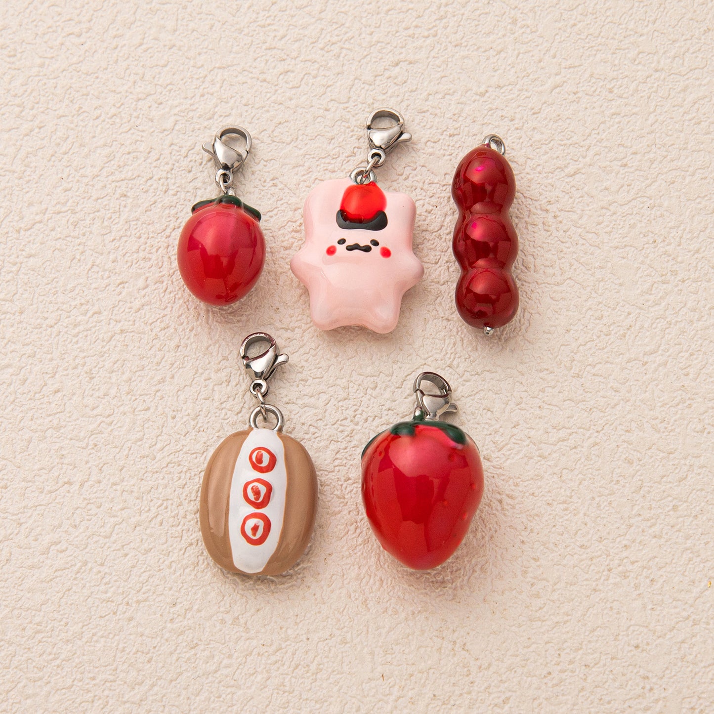 Sweet Plated Stainless Steel Animal Charm Bar