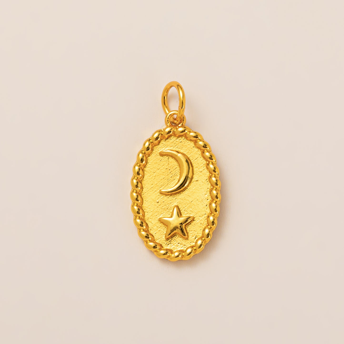 Minimalist 18K Gold Plated Round Square Geometric Brass Pendant Necklace