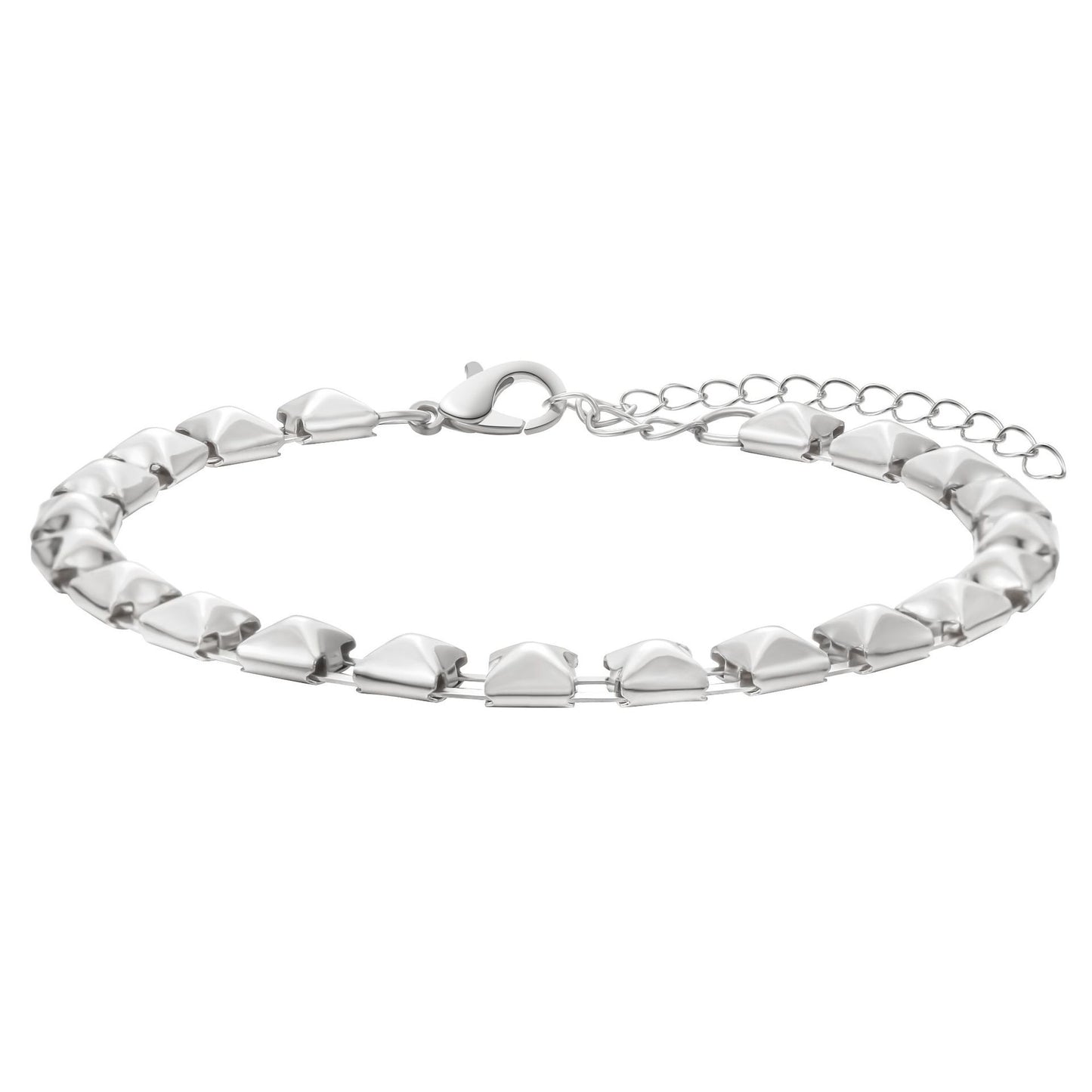 Minimalist Elegant Geometric Alloy Plated Bracelet for Women