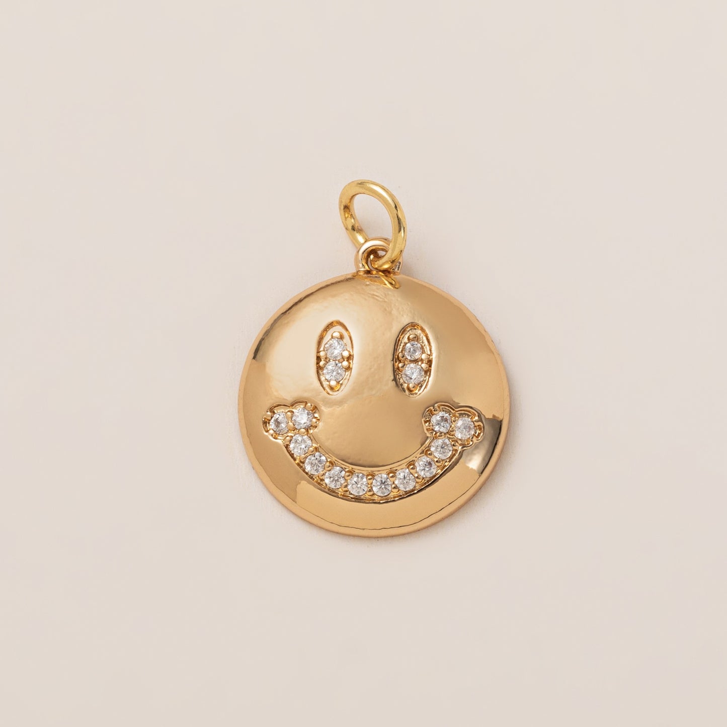 Minimalist Round Square Star Moon Brass Plated Shoe Charm
