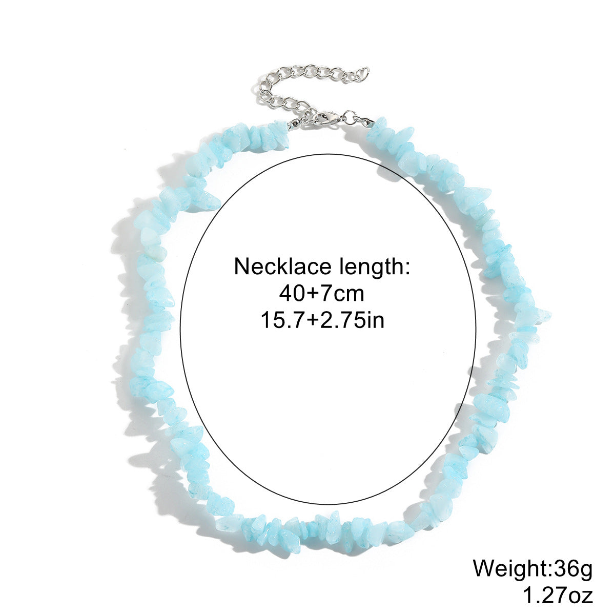 Bohemian Sweet Geometric Pearl Plated Ball Chain Necklace for Women