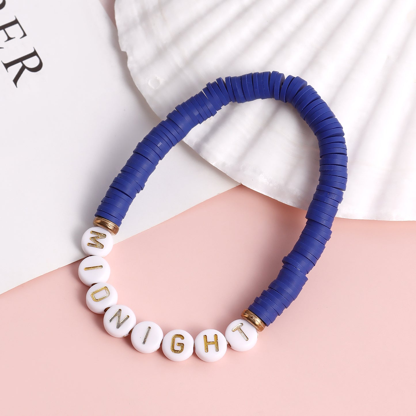 Geometric Shape Alloy Bracelet with Plated Finish for Women, Polymer Clay Inspired Colorful Slice Design