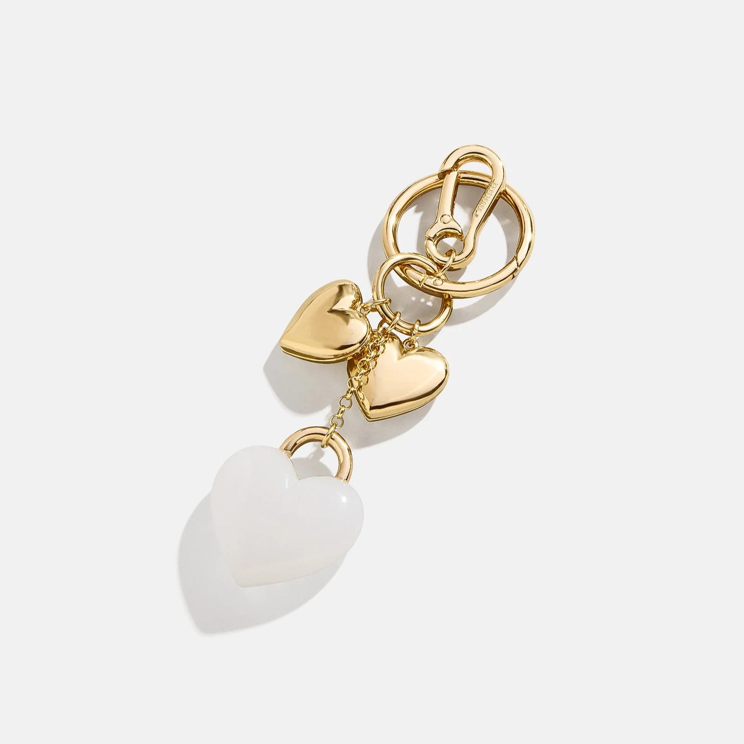 Minimalist Floral Plated Alloy Bag Charm