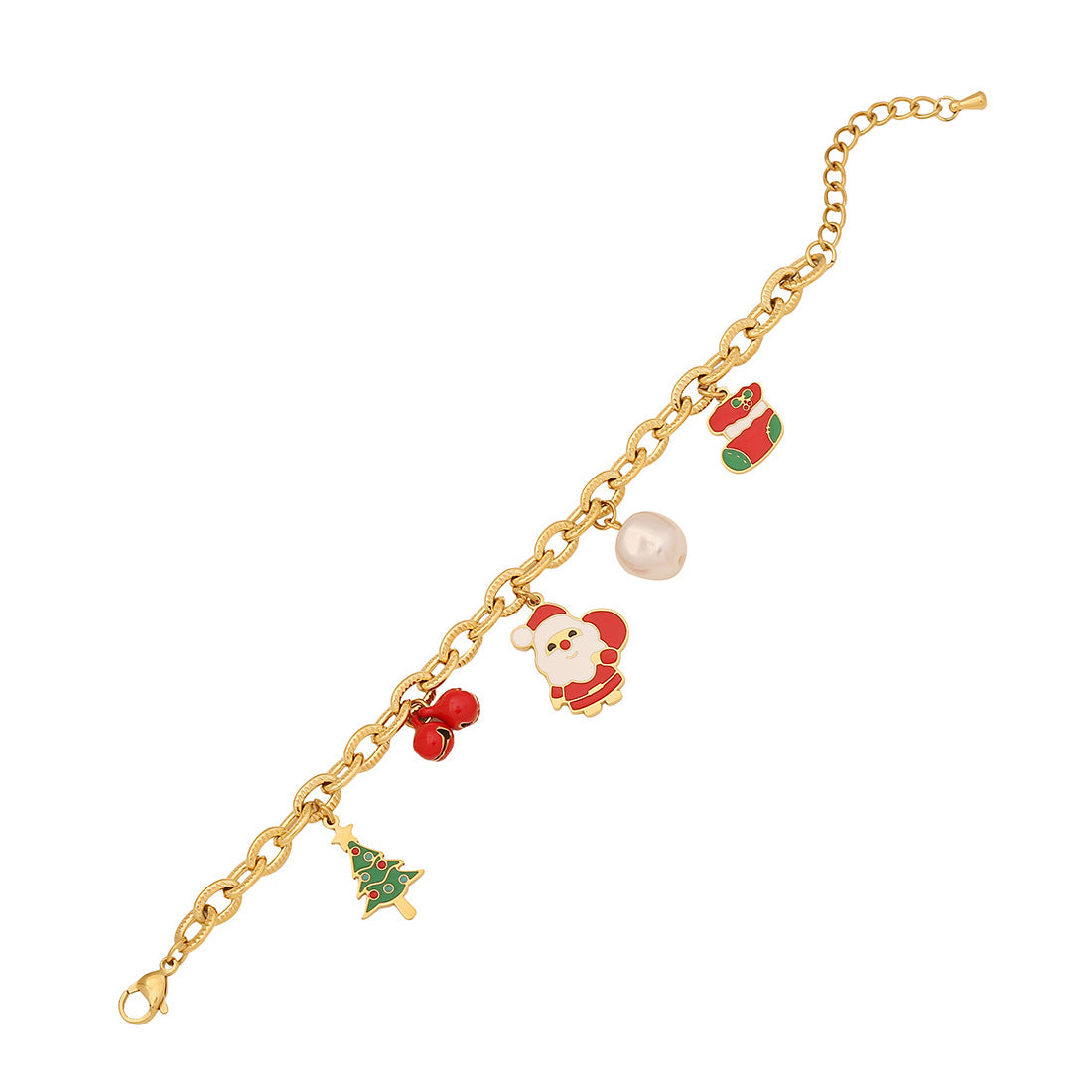 Collana Pendente Minimalista con Renna Natalizia in Acciaio Inossidabile con Finitura Galvanizzata da Donna