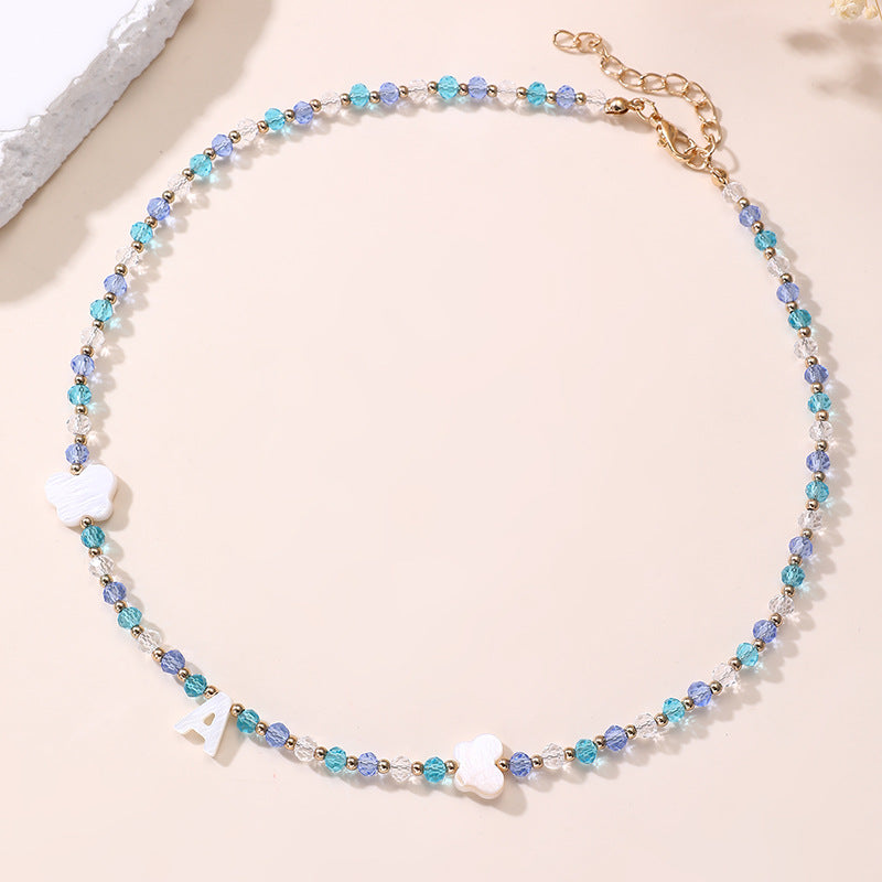 Collar con colgante de mariposa y lazo minimalista para niñas, hecho de resina con acabado de esmalte, cadena ajustable de cuentas redondas, joyería para niños de 3 a 10 años.