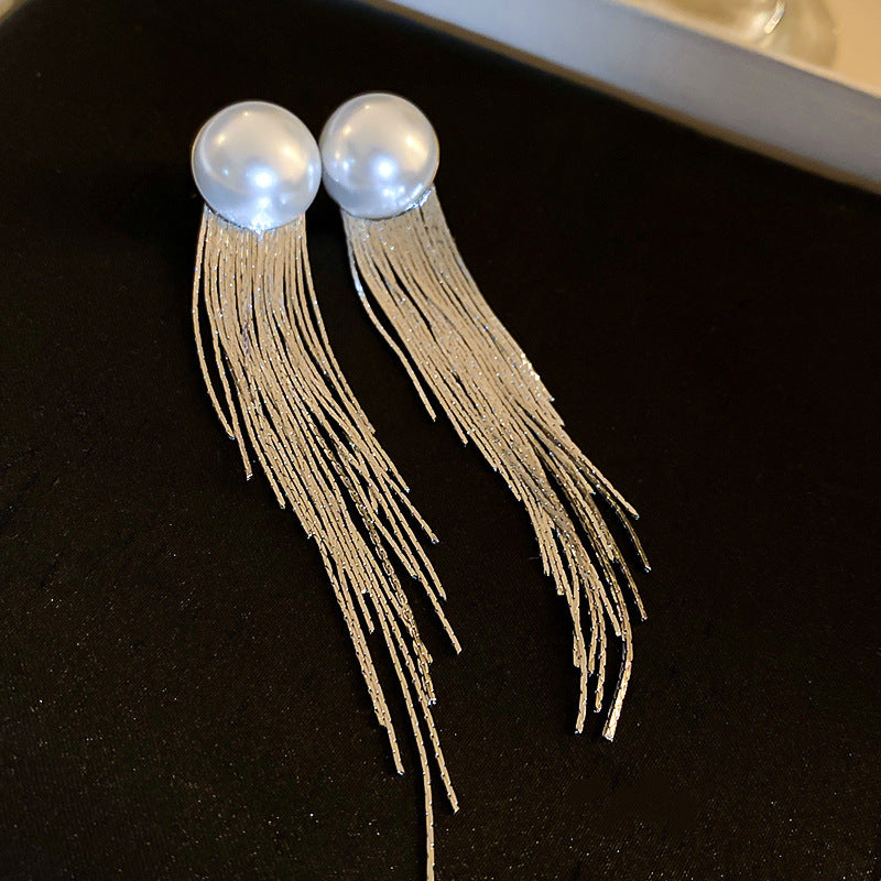 Orecchini a Nappa Geometrici Minimalisti in Metallo Placcato con Perni in Argento Sterling
